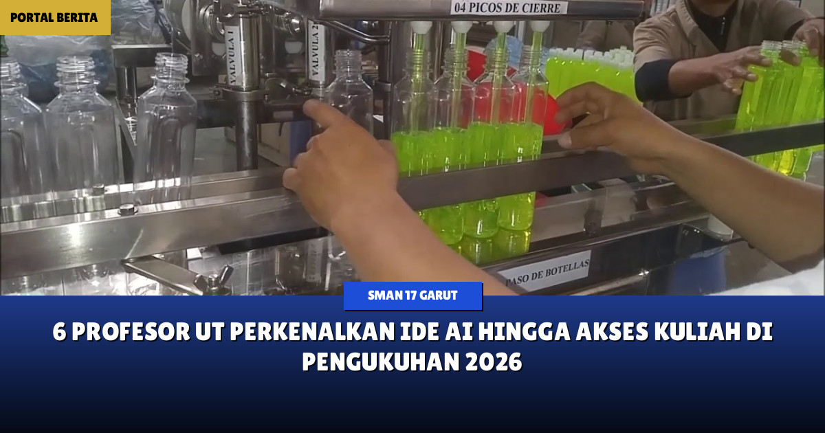 6 Profesor UT Perkenalkan Ide AI hingga Akses Kuliah di Pengukuhan 2026